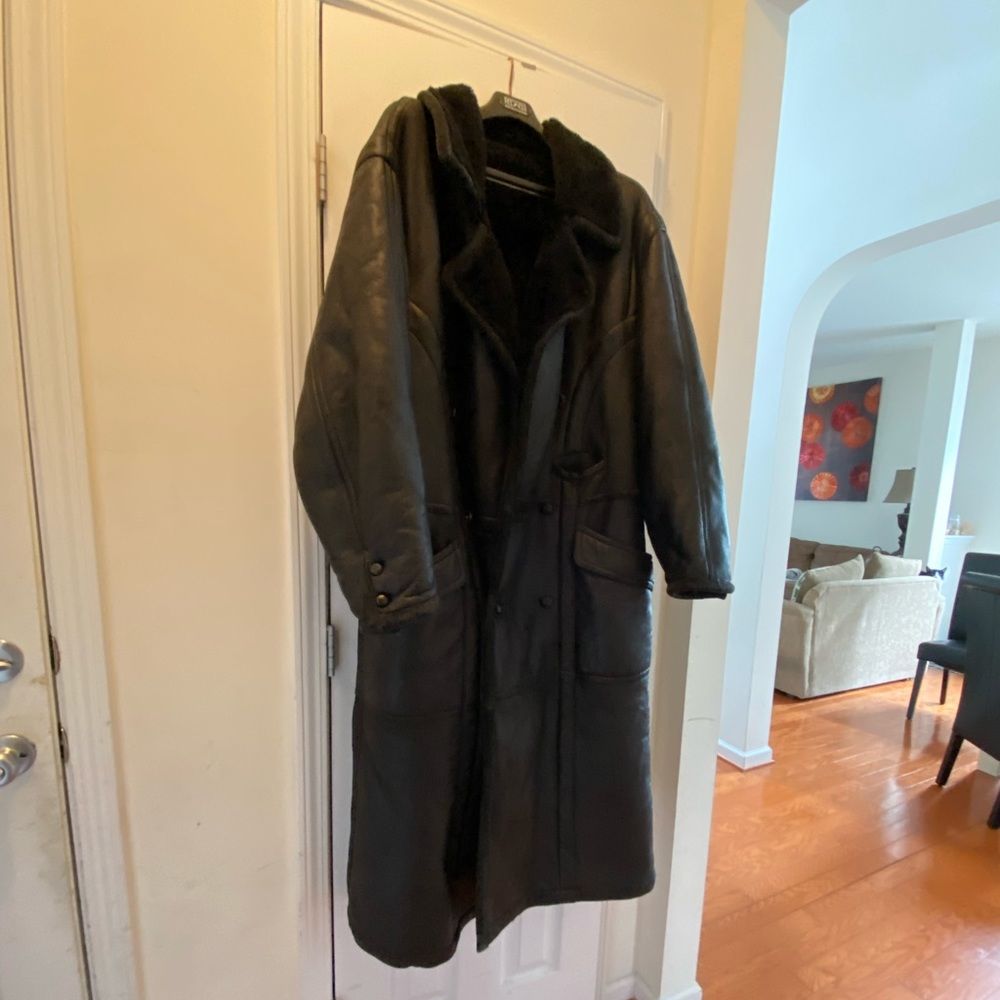 COPY - Leather Shearling Coat